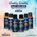 Fabric Paints 100 ml – Bundle of 6 Mix