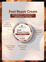 Foot Repair Cream – Shea Butter 6% + Calendula 1% + Lactic Acid 4% + Urea 10% - Image 5
