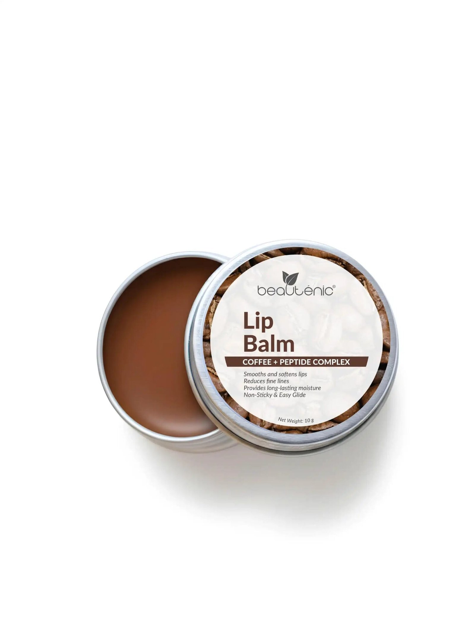LipBalmCoffeeFrames-01_3000x3000_11_11zon Lip Balm with Coffee + Peptide Complex - Image 1