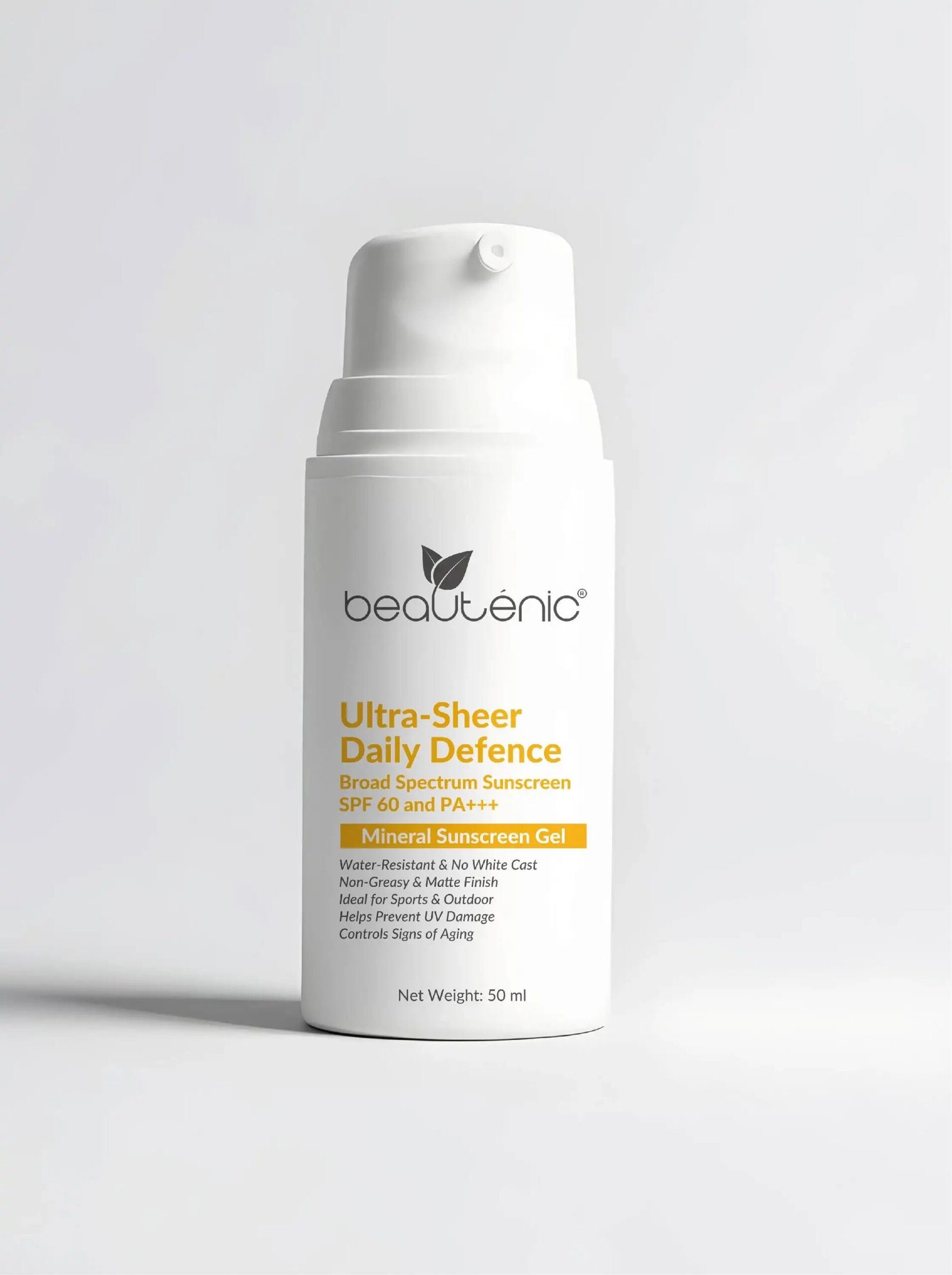 SPF_60_3000x3000_10_11zon Ultra Sheer Daily Defence Mineral Sunscreen SPF 60, PA+++ - Image 1