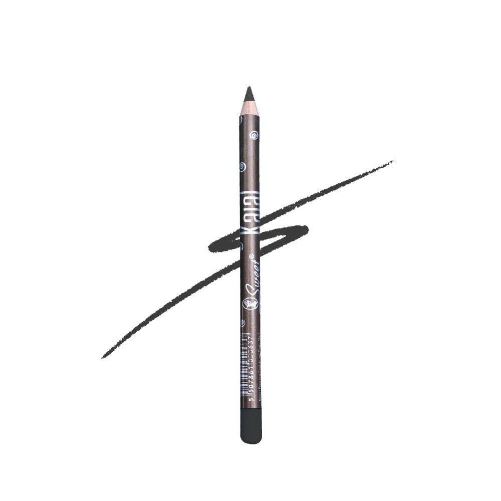 black SweetFace Kajal Pencil – Deep Black, Smudge-Resistant Eye Liner - Image 1